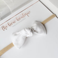 Load image into Gallery viewer, Linen knot bows - 10 Colours