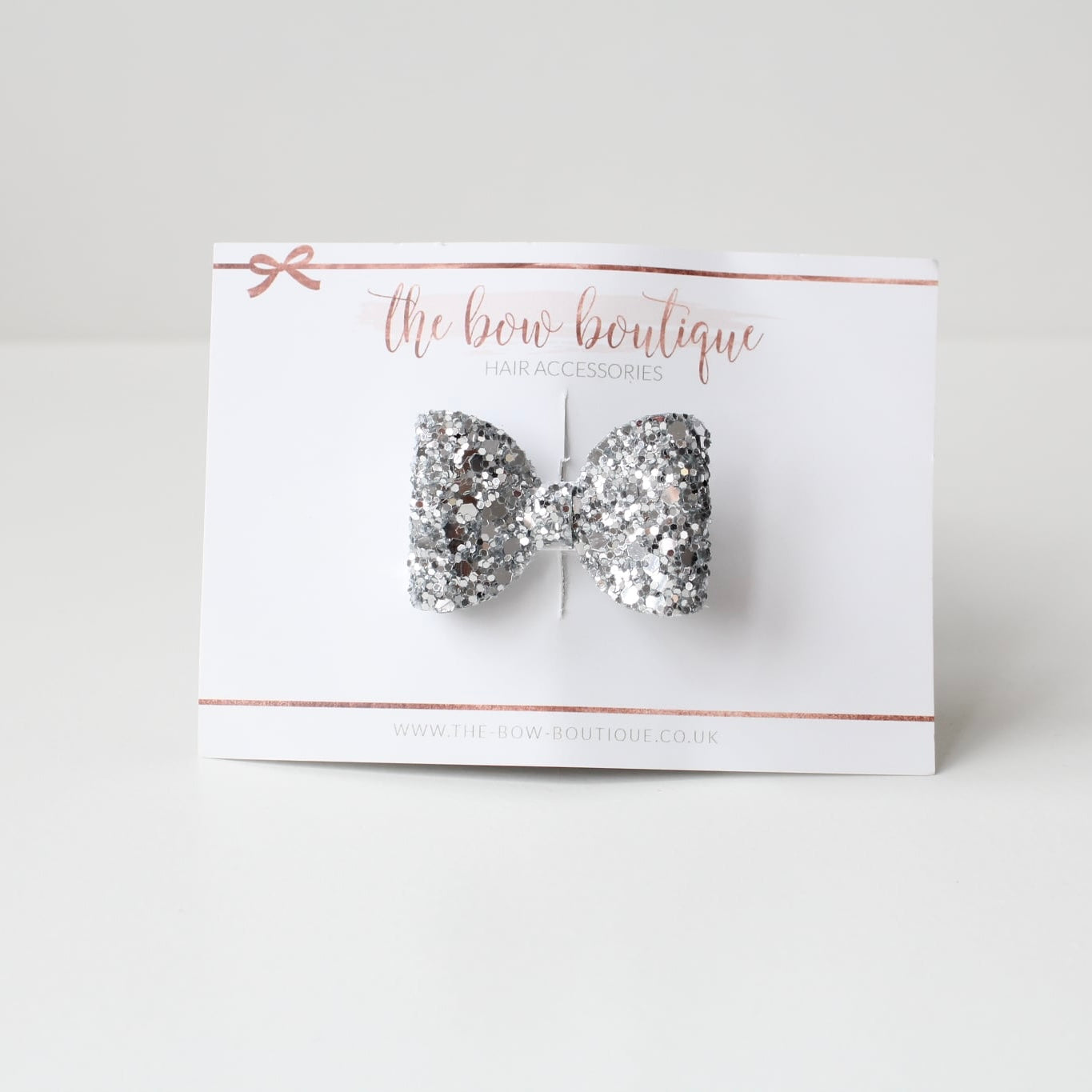 Mini glitter bows | 22 Colours | Clip or bobble