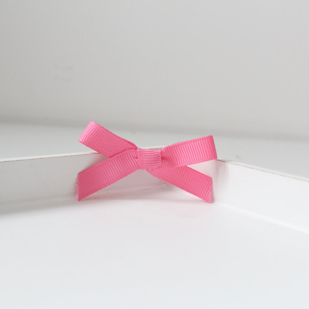 Hand tied ribbon bow clips | 41 Colours