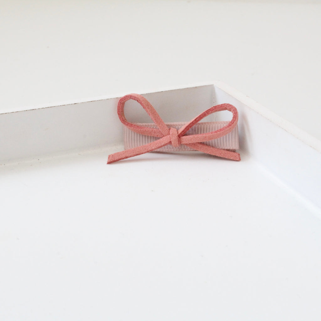 Suede bows | 17 colours