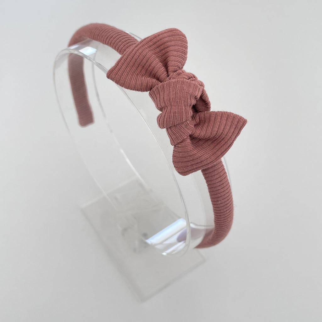 Ribbed knot Alice headband | 23 colours