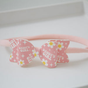 Daddys girl bow - 2 Colours