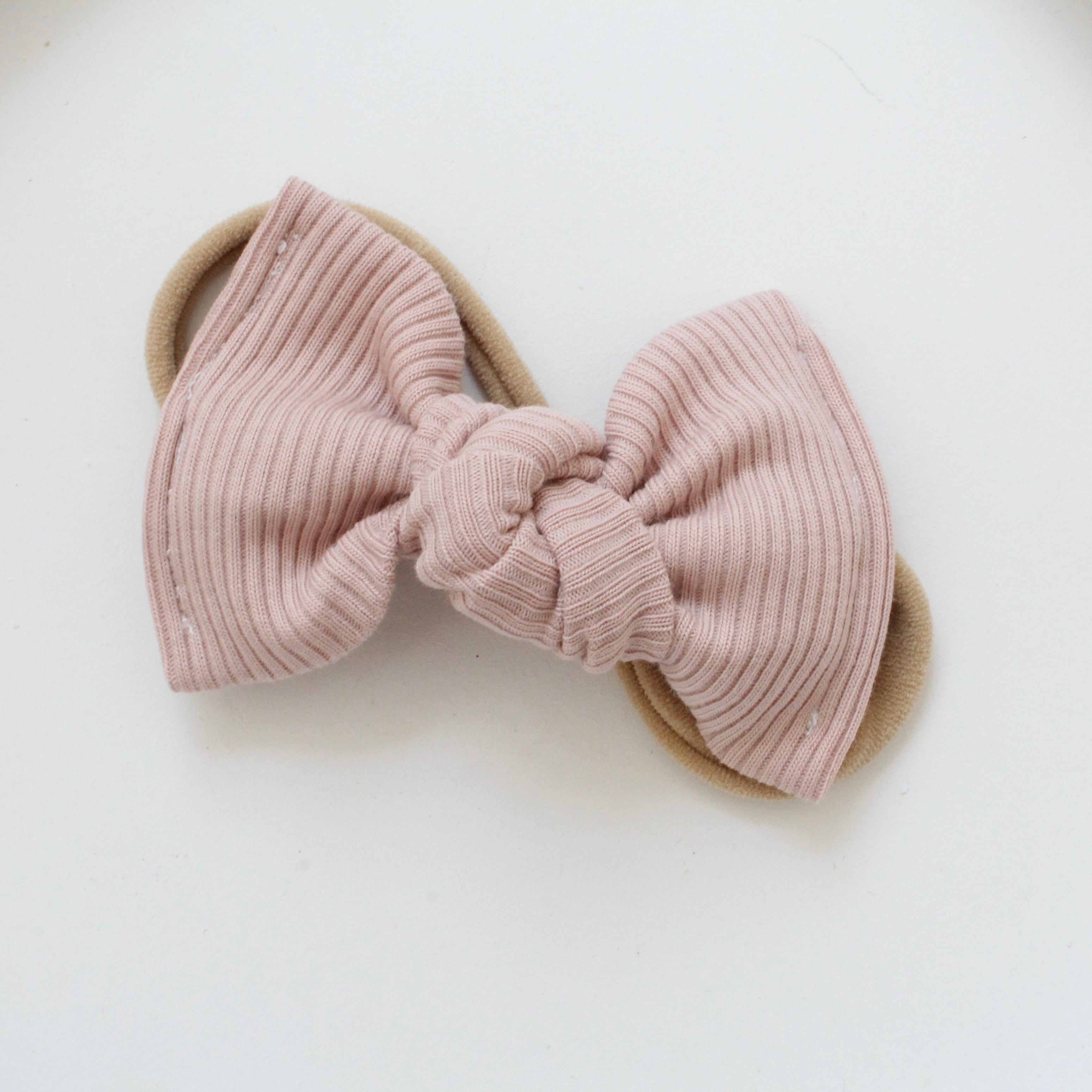 Large jersey ribbed knot bows | 20 Colours