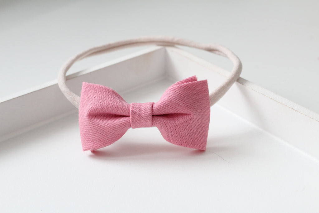 Cotton pinch bows | 23 Colours Clip or headband