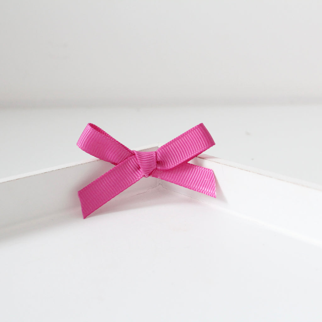 Hand tied ribbon bow clips | 41 Colours