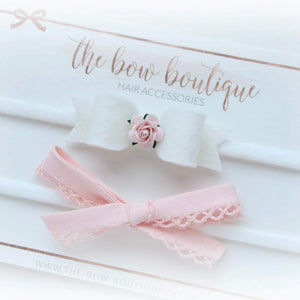 Luxury pink & white gift set