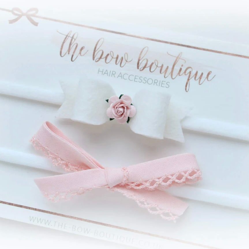 Luxury pink & white gift set
