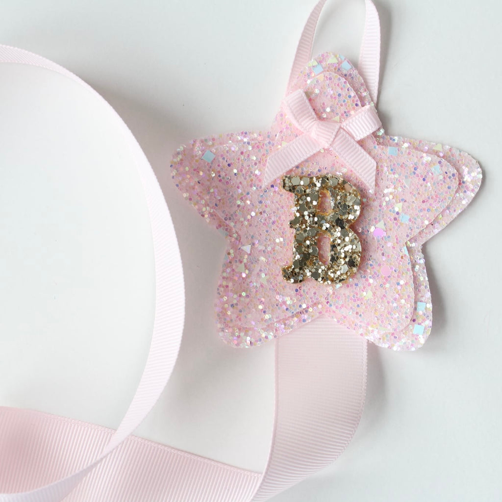 Star clip holder - Pastel pink