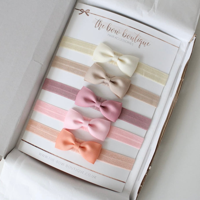 Pinch bow headband set (Thick bands)