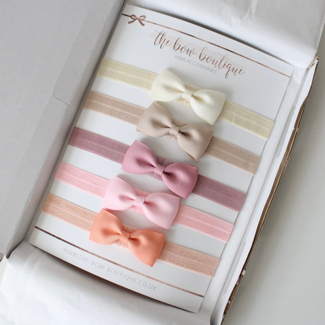 Pinch bow headband set (Thick bands)