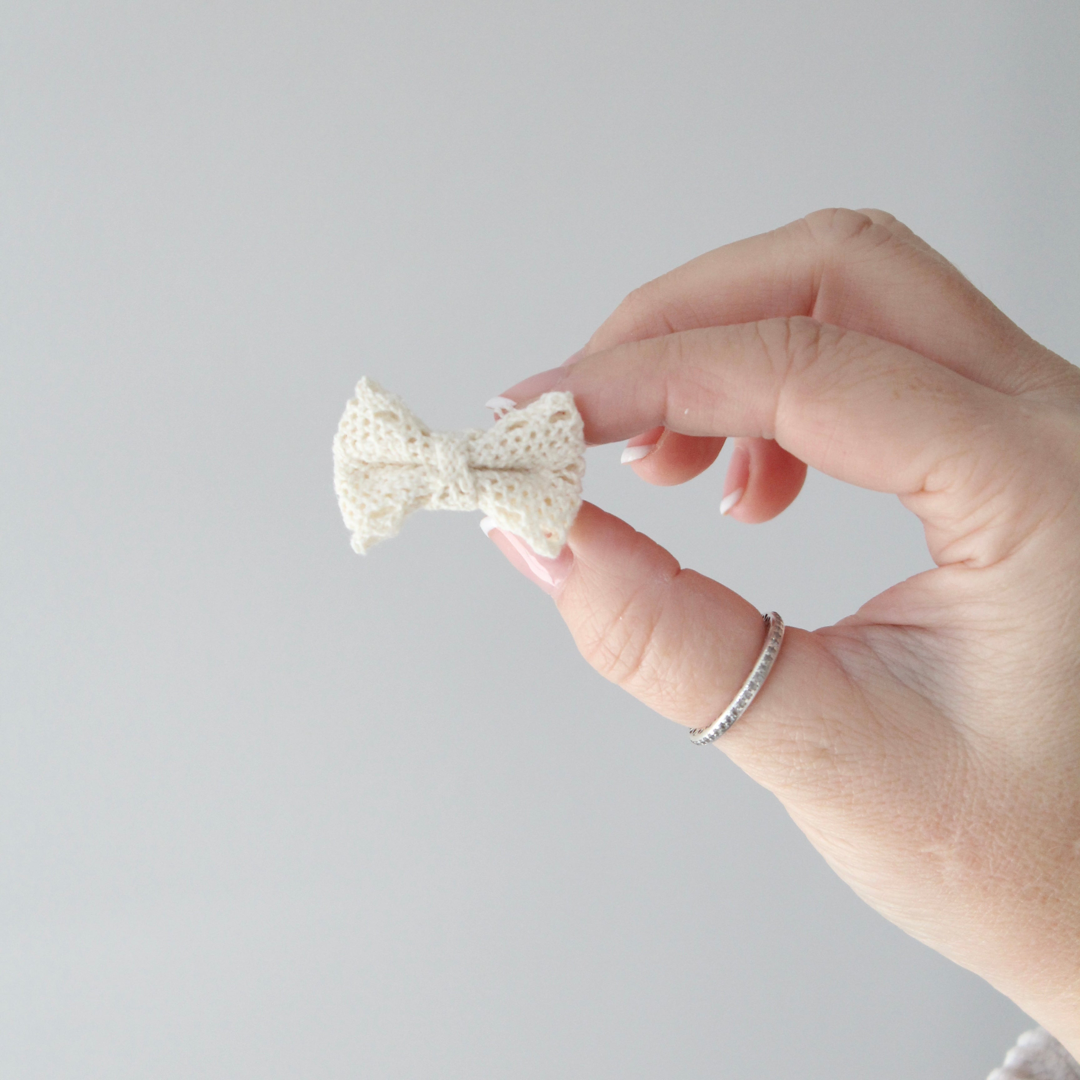 My first crochet pinch clips | 3 Colours
