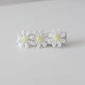 Delicate lemon daisy flowers | Clip or headband