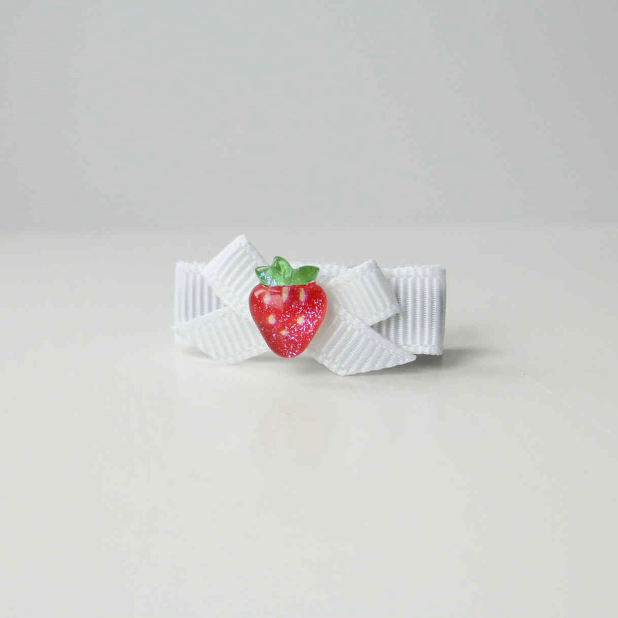 My first fruit ribbon bows | 9 Colours | Clip or headband