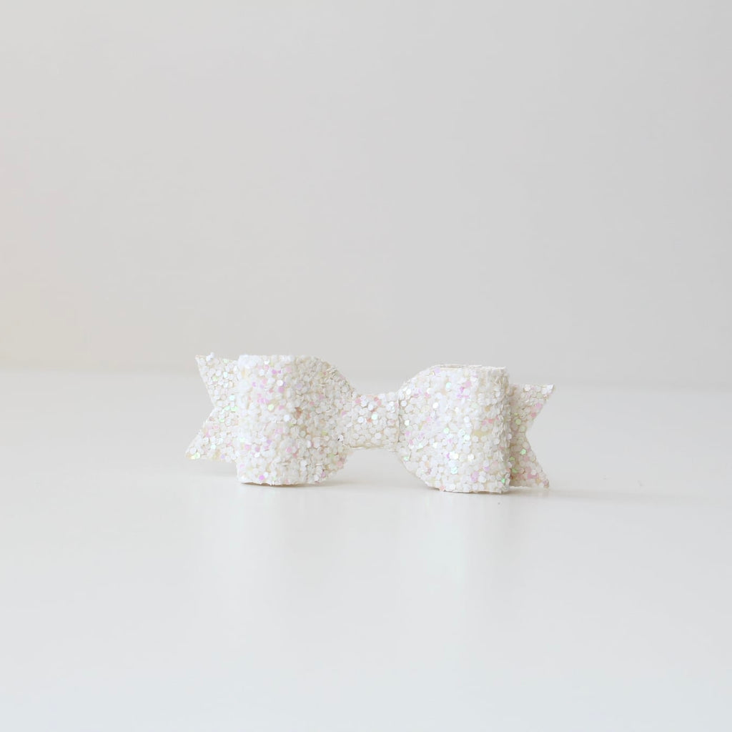 Small glitter bows | 22 Colours | Clip or headband