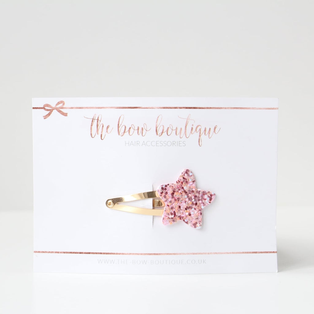 My first glitter star snappy clips | 21 Colours