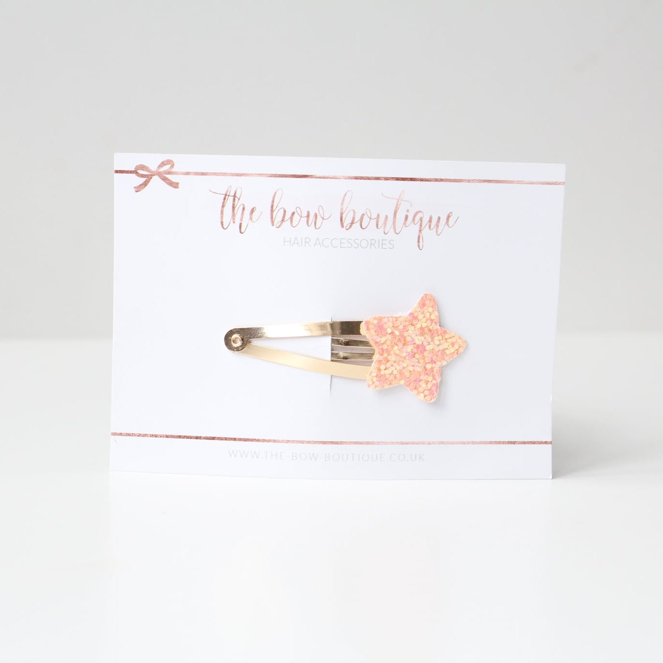 Glitter star snappy clips | 21 colours