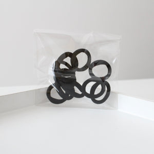 My first black nylon bobbles x 10