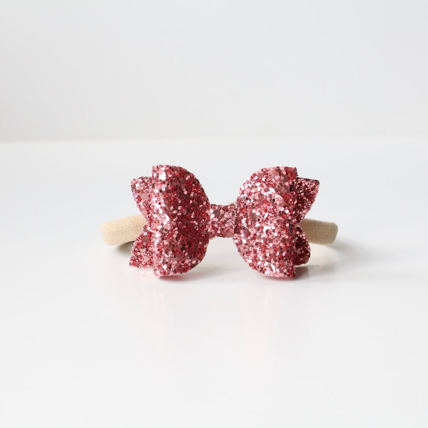 Medium deluxe glitter bows | 20 Colours | Clip or headband