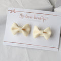 My first pigtail clip set | Lemon mini pinch bow