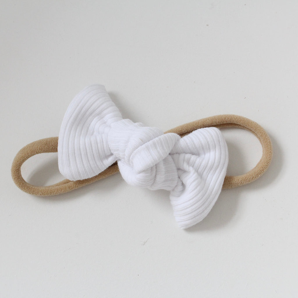 Jersey ribbed knot bows | 20 Colours