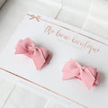 Darling petite pigtail sets | Dusky pink | Clips or bobbles