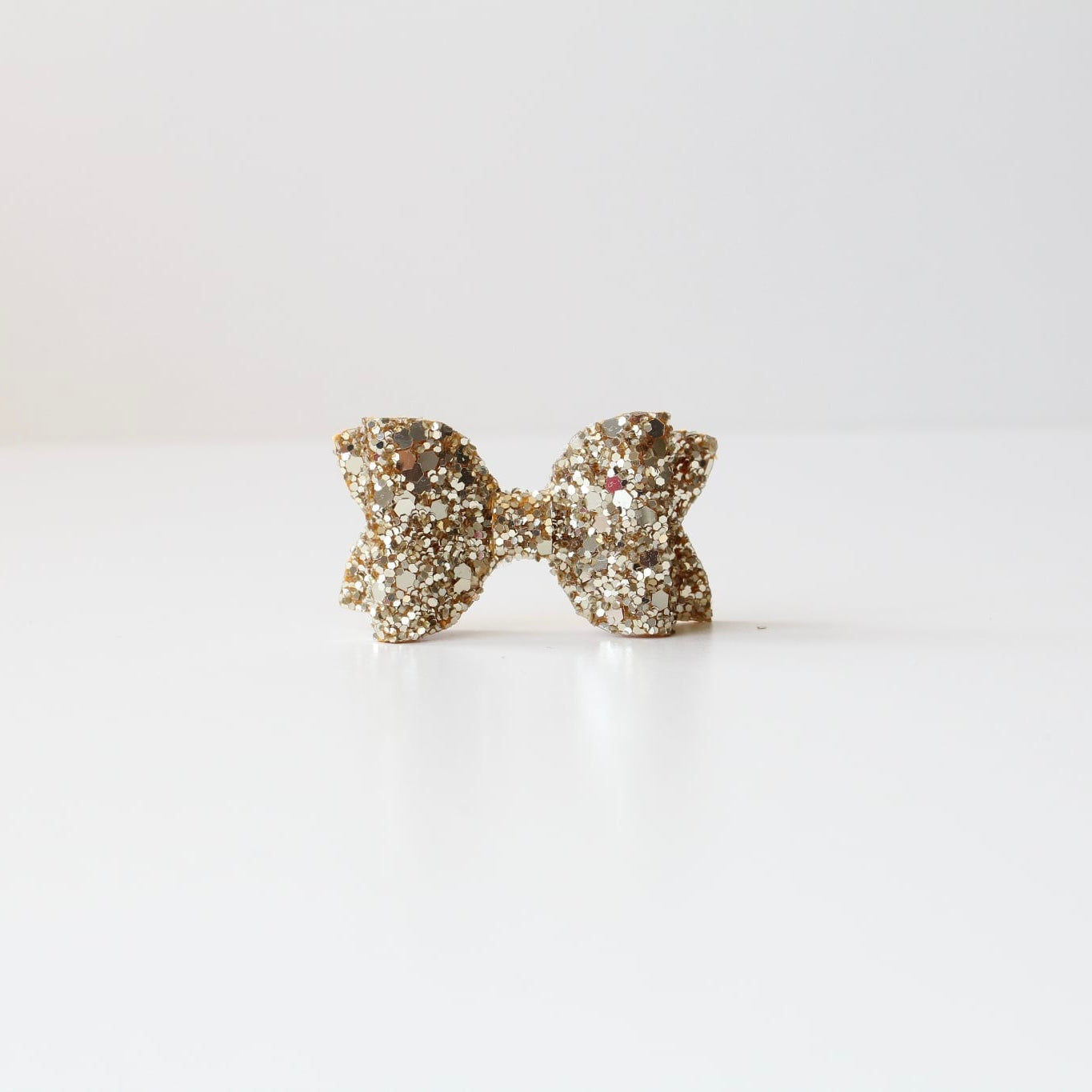 Mini deluxe glitter bows | 22 Colours | Clip, headband or bobble
