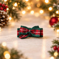 Darling petite tartan bow | Clip or bobble