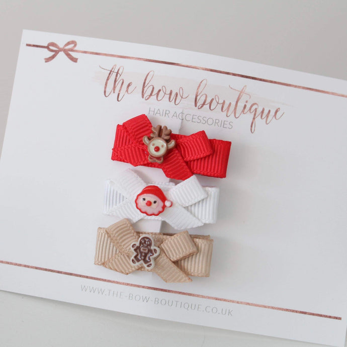 My first christmas bows