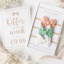 Load image into Gallery viewer, Sweetheart bow set