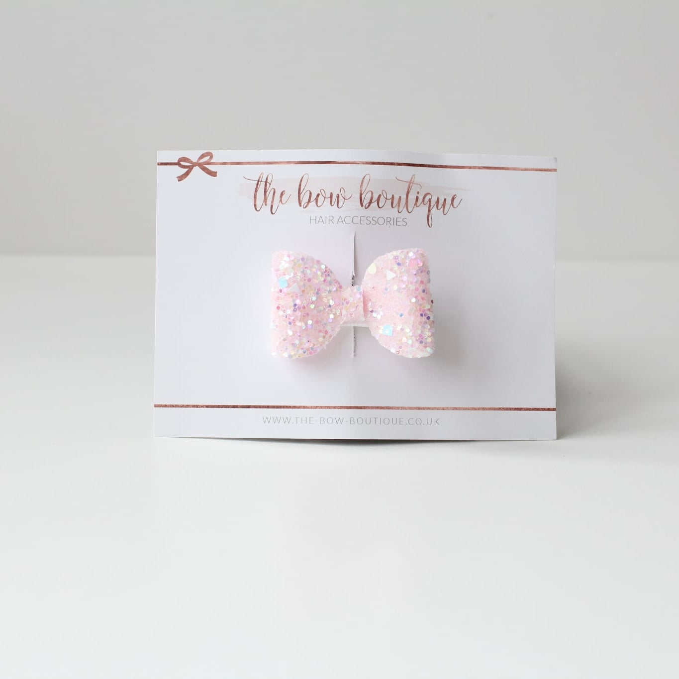 Mini glitter bows | 22 Colours | Clip or bobble
