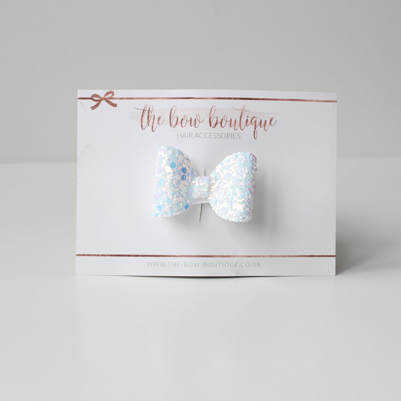 Mini glitter bows | 22 Colours | Clip or bobble