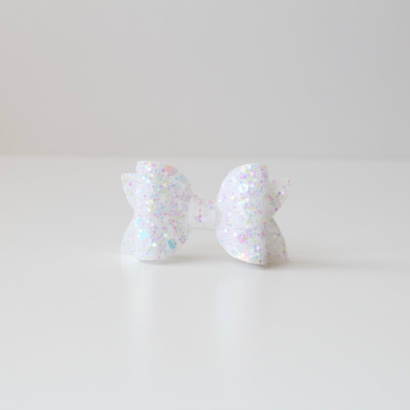 Mini deluxe glitter bows | 22 Colours | Clip, headband or bobble