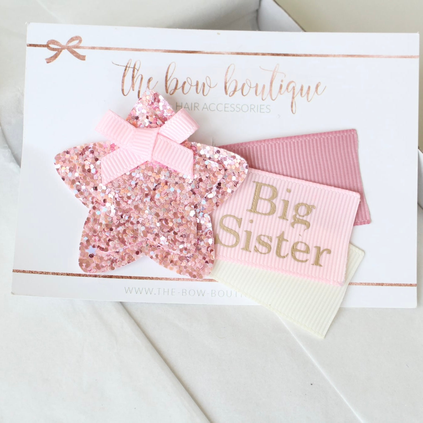 Big sister star hair clip