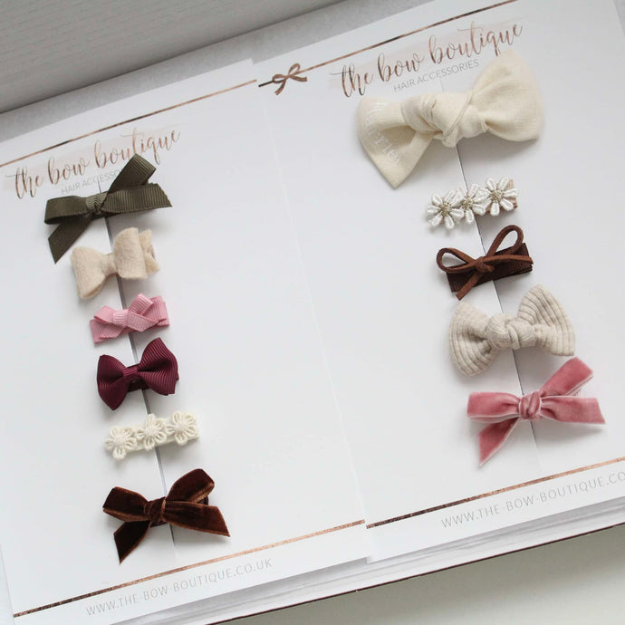 My first autumn personalised clip set
