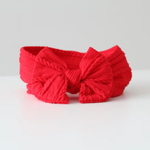 Load image into Gallery viewer, Red cable headwrap