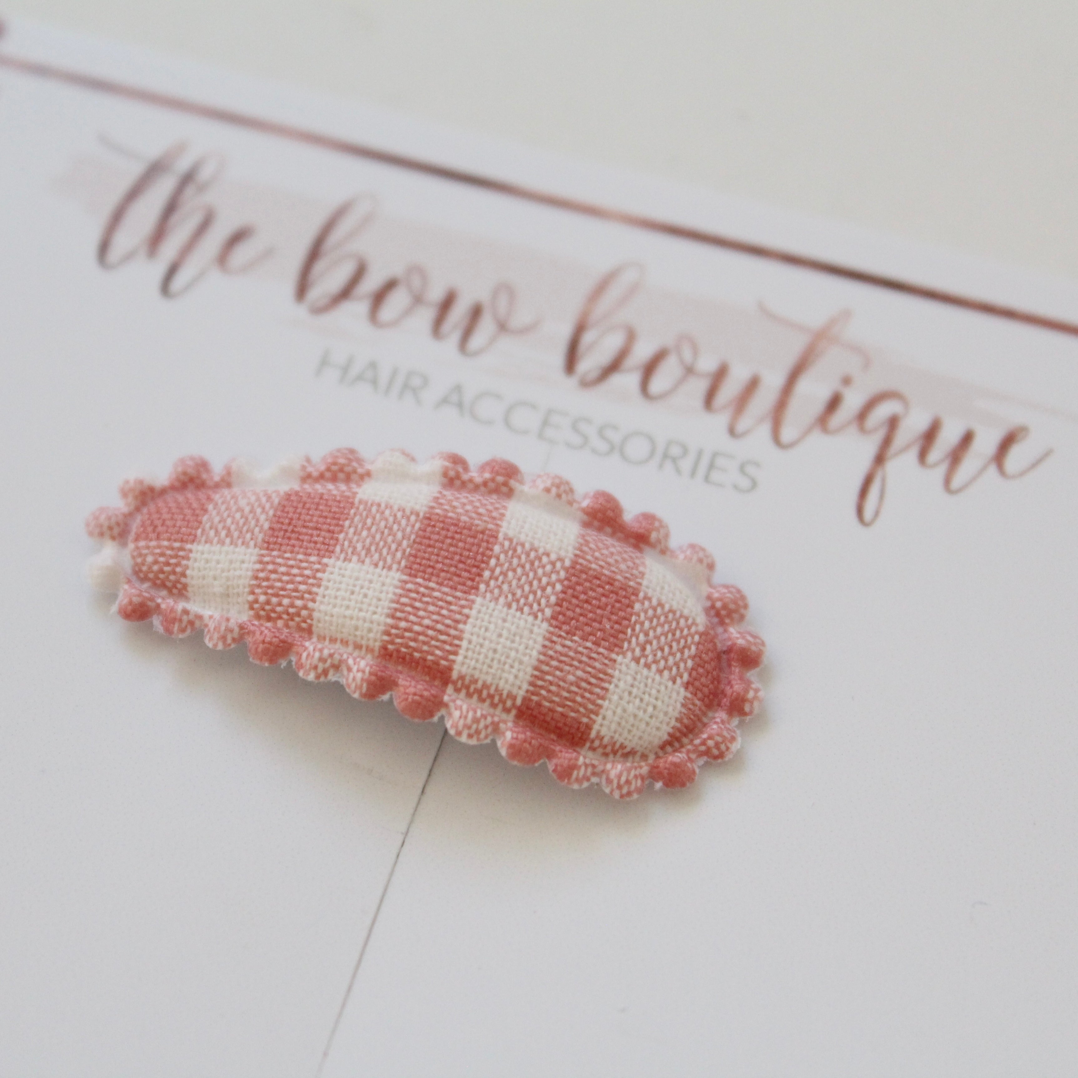 My first embroidered snappy clips