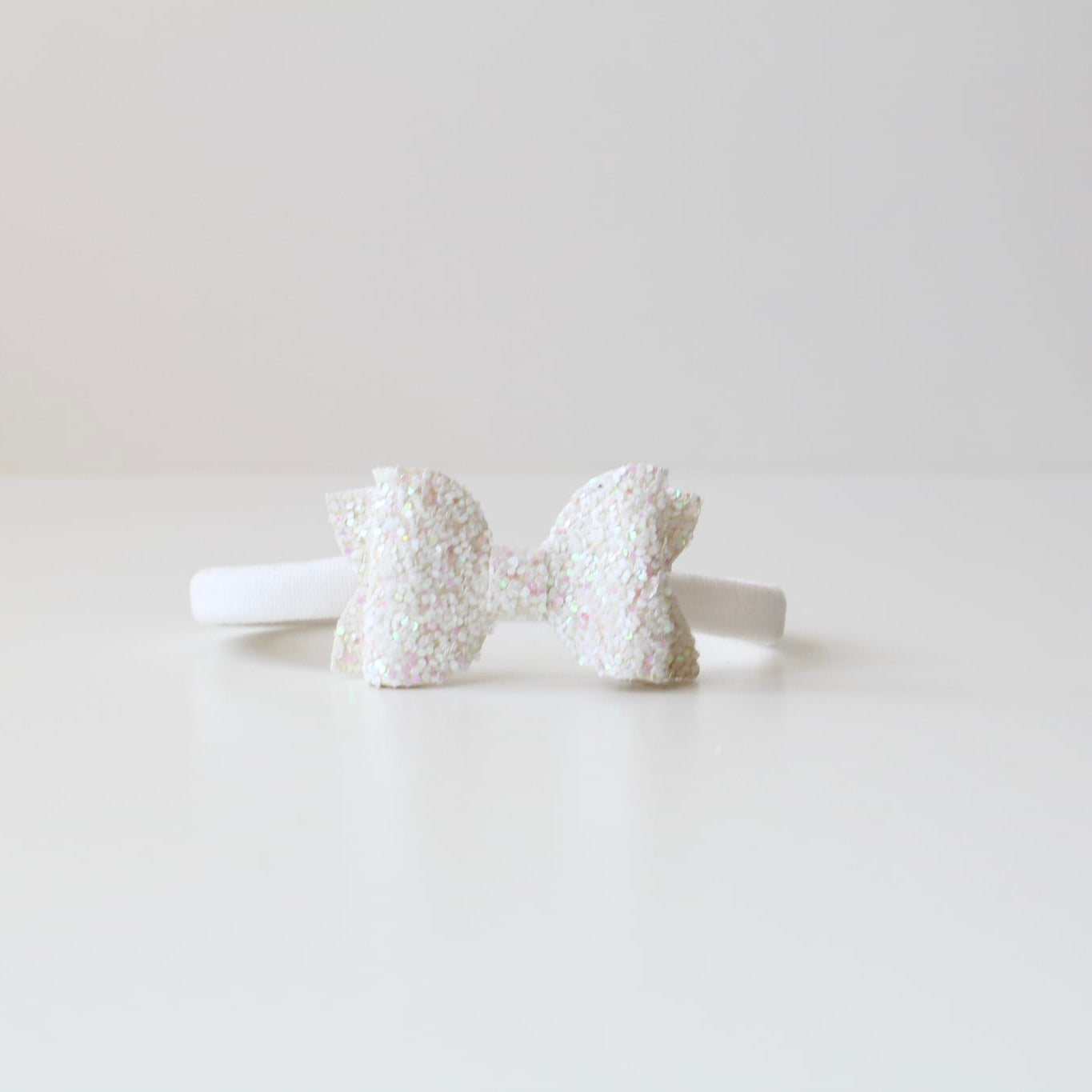 Mini deluxe glitter bows | 22 Colours | Clip, headband or bobble