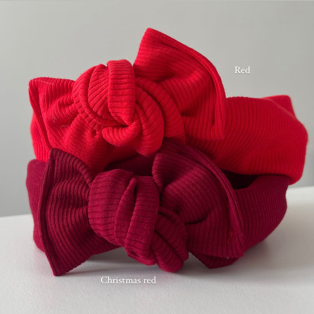 Christmas red headwrap