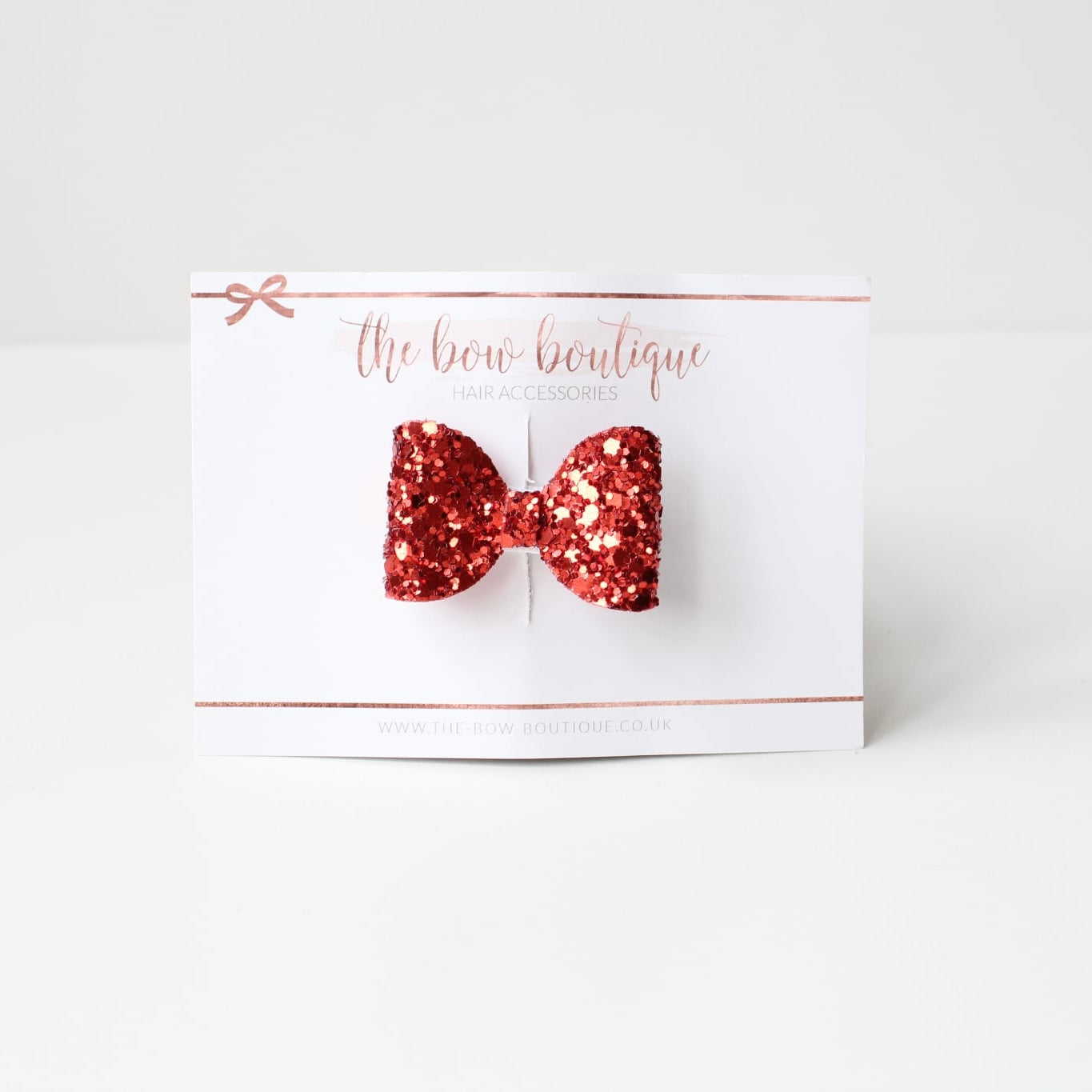 Mini glitter bows | 22 Colours | Clip or bobble