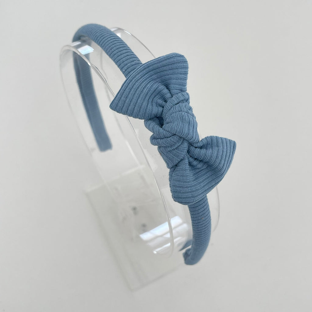 Ribbed knot Alice headband | 23 colours