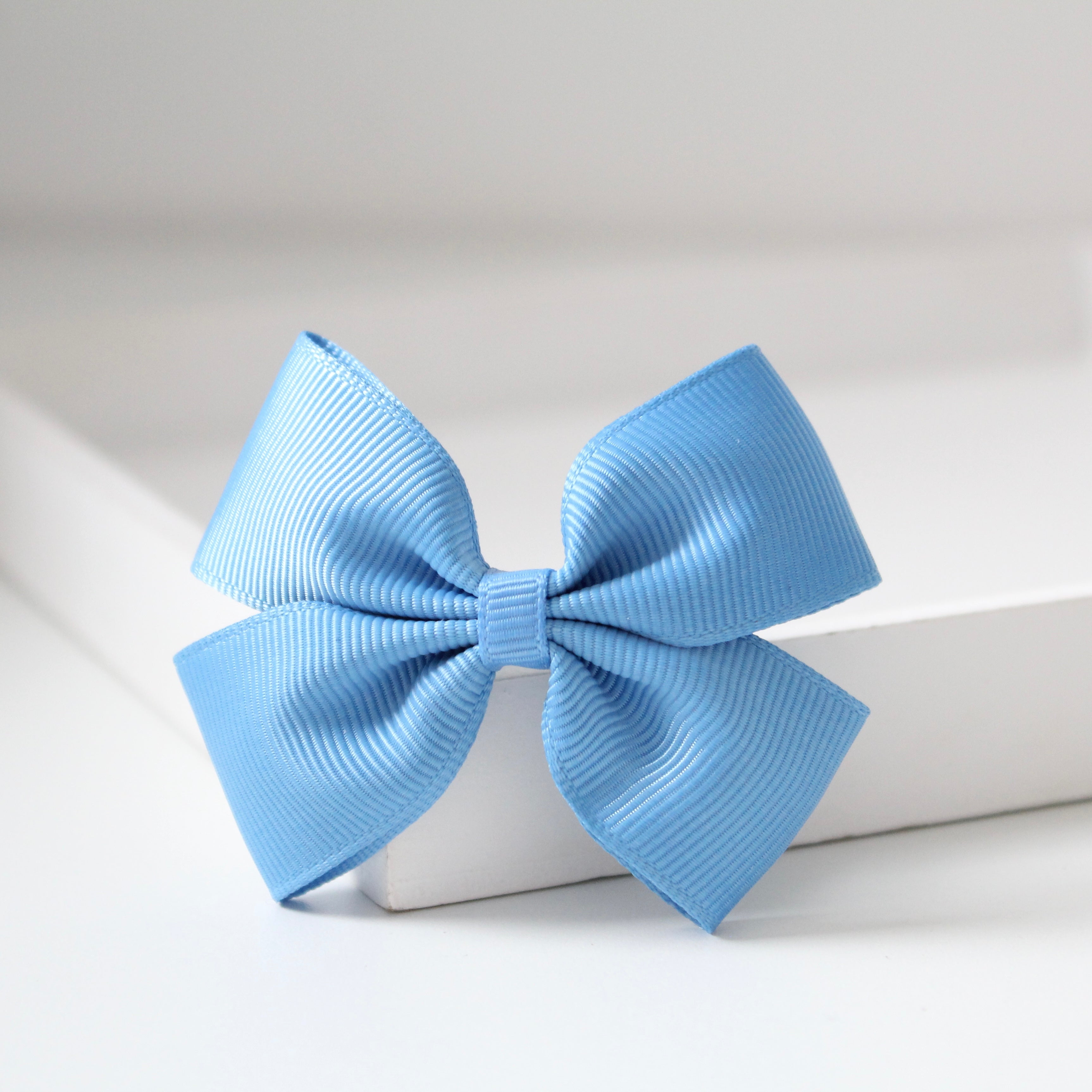 Double pinch ribbon bows | 32 colours | Clip or bobble