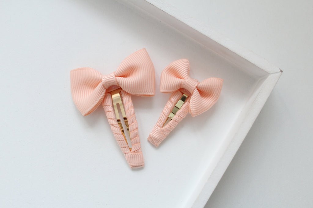 Pinch bow snappy clips | 32 Colours | 2 Sizes