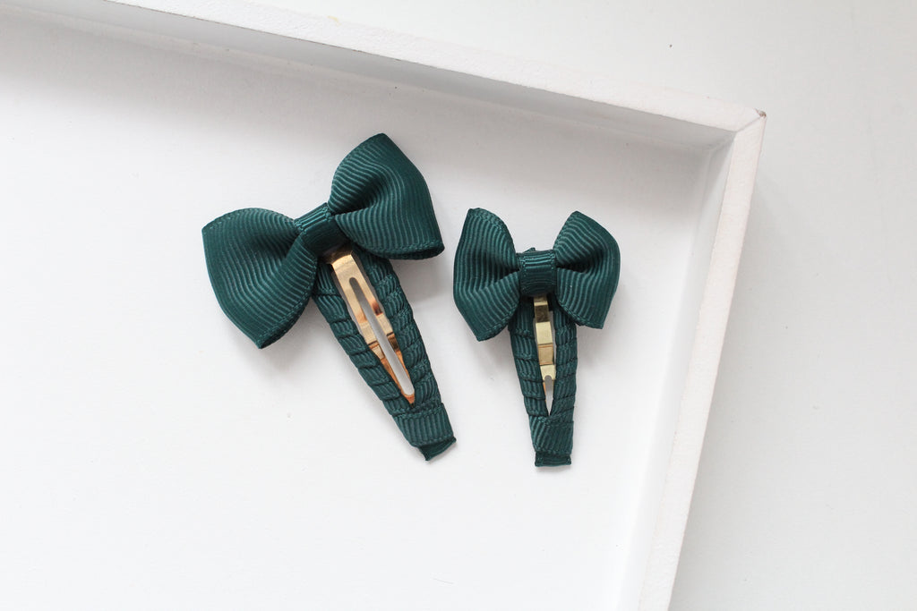 Pinch bow snappy clips | 32 Colours | 2 Sizes