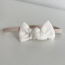 Load image into Gallery viewer, Petite jersey ribbed knot bows - (20 Colours)