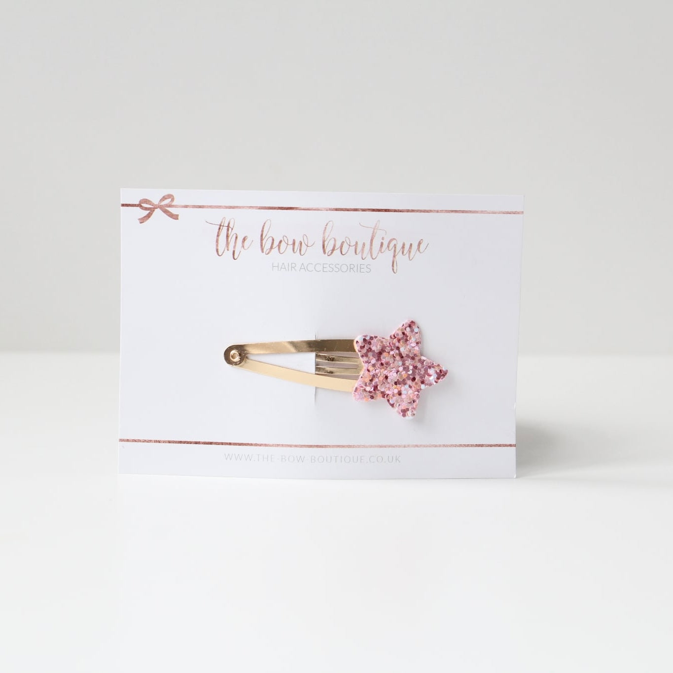 Glitter star snappy clips | 21 colours