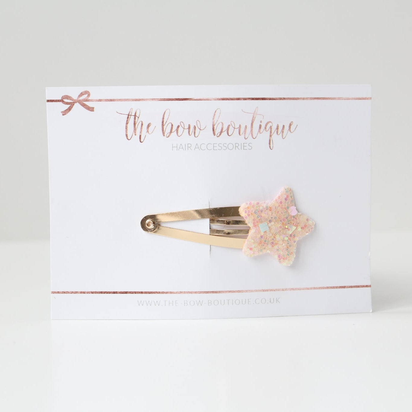 Glitter star snappy clips | 21 colours