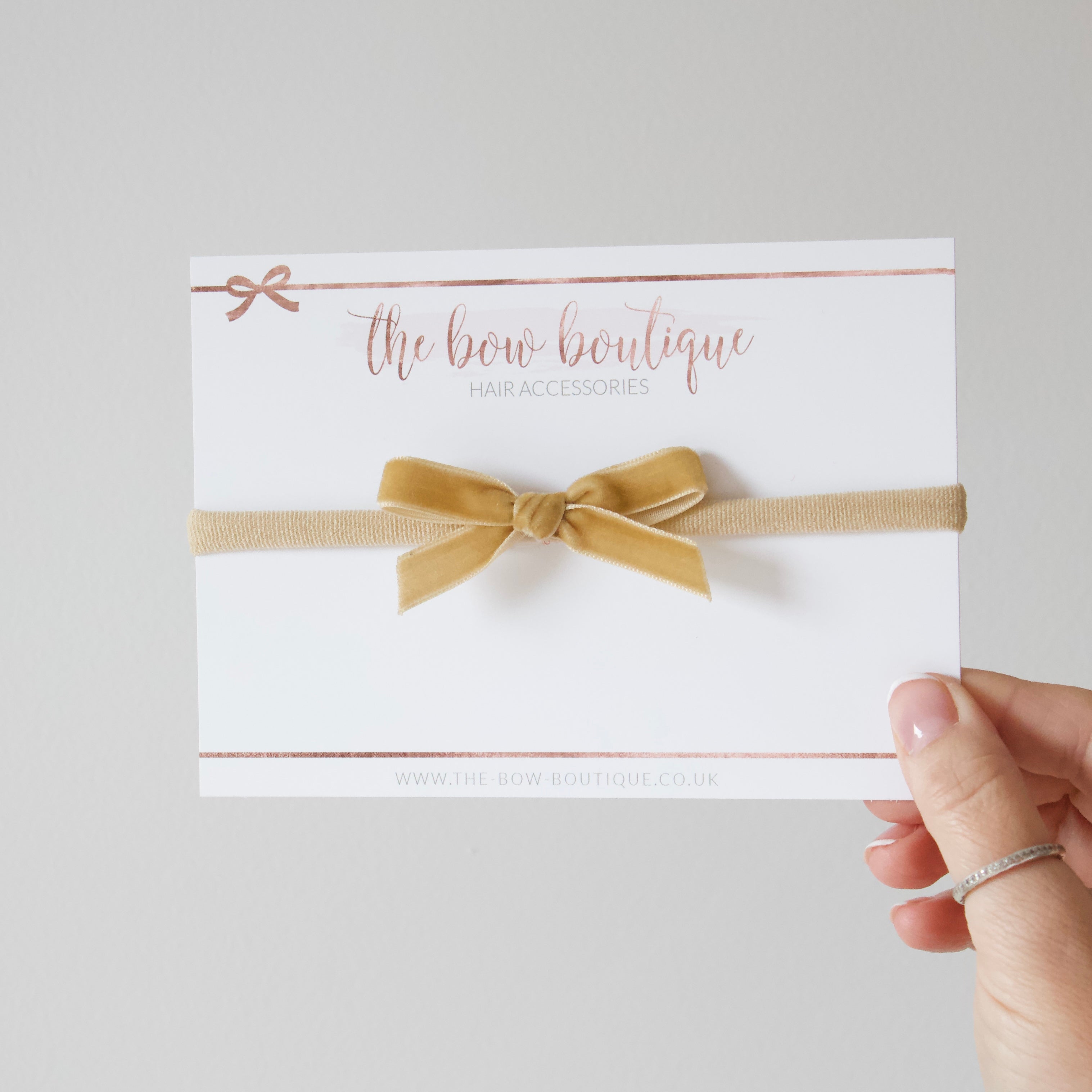 Mini velvet bows | 16 Colours | Clip or headband
