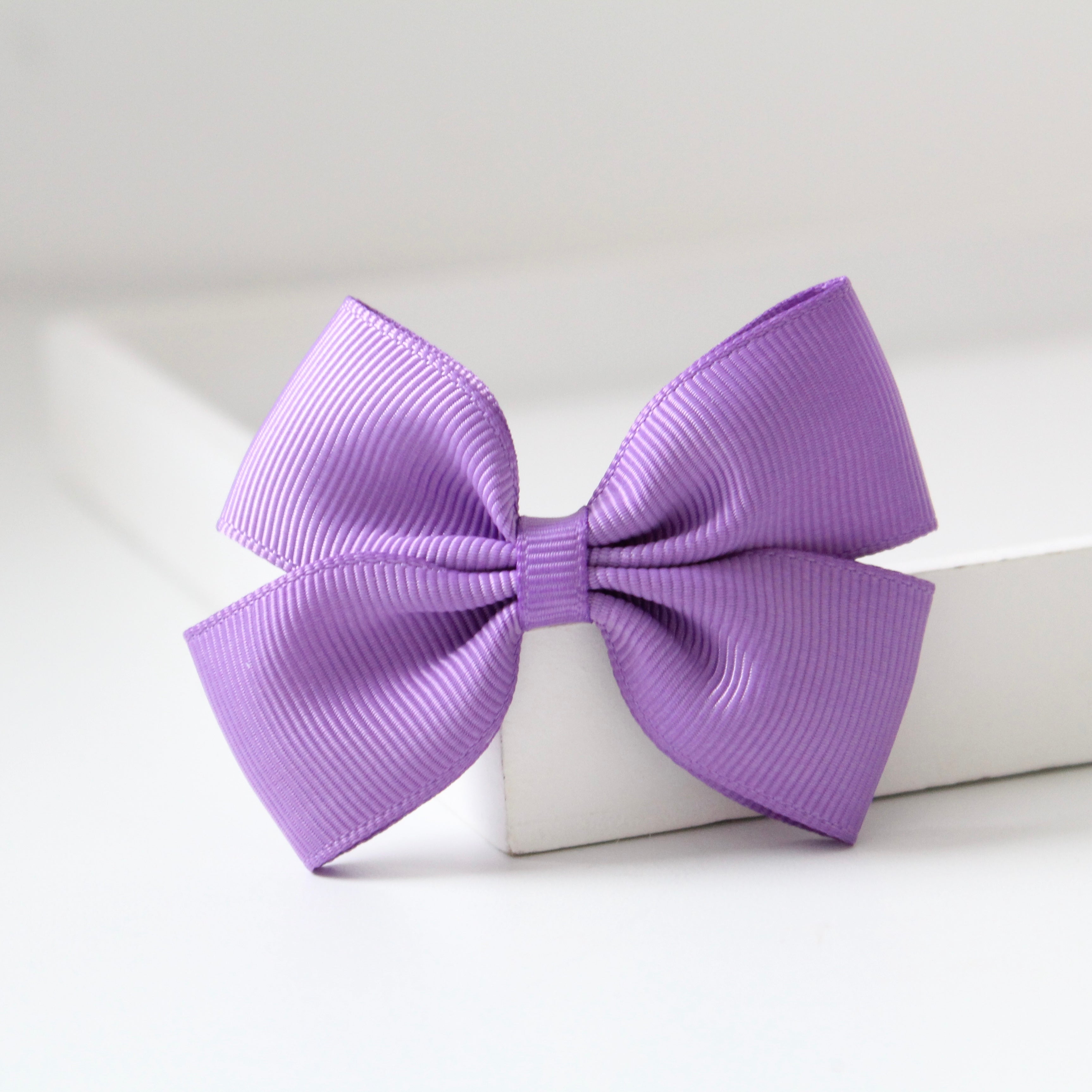 Double pinch ribbon bows | 32 colours | Clip or bobble
