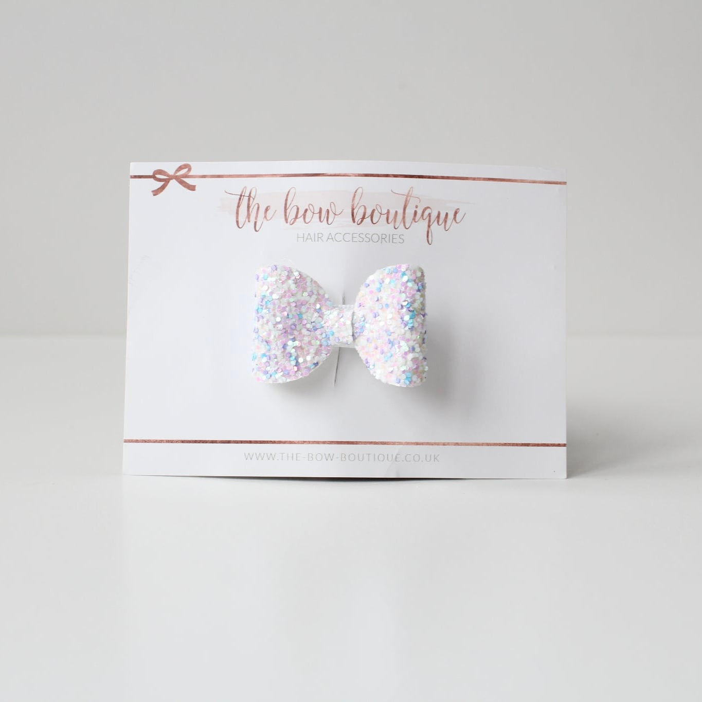 Mini glitter bows | 22 Colours | Clip or bobble