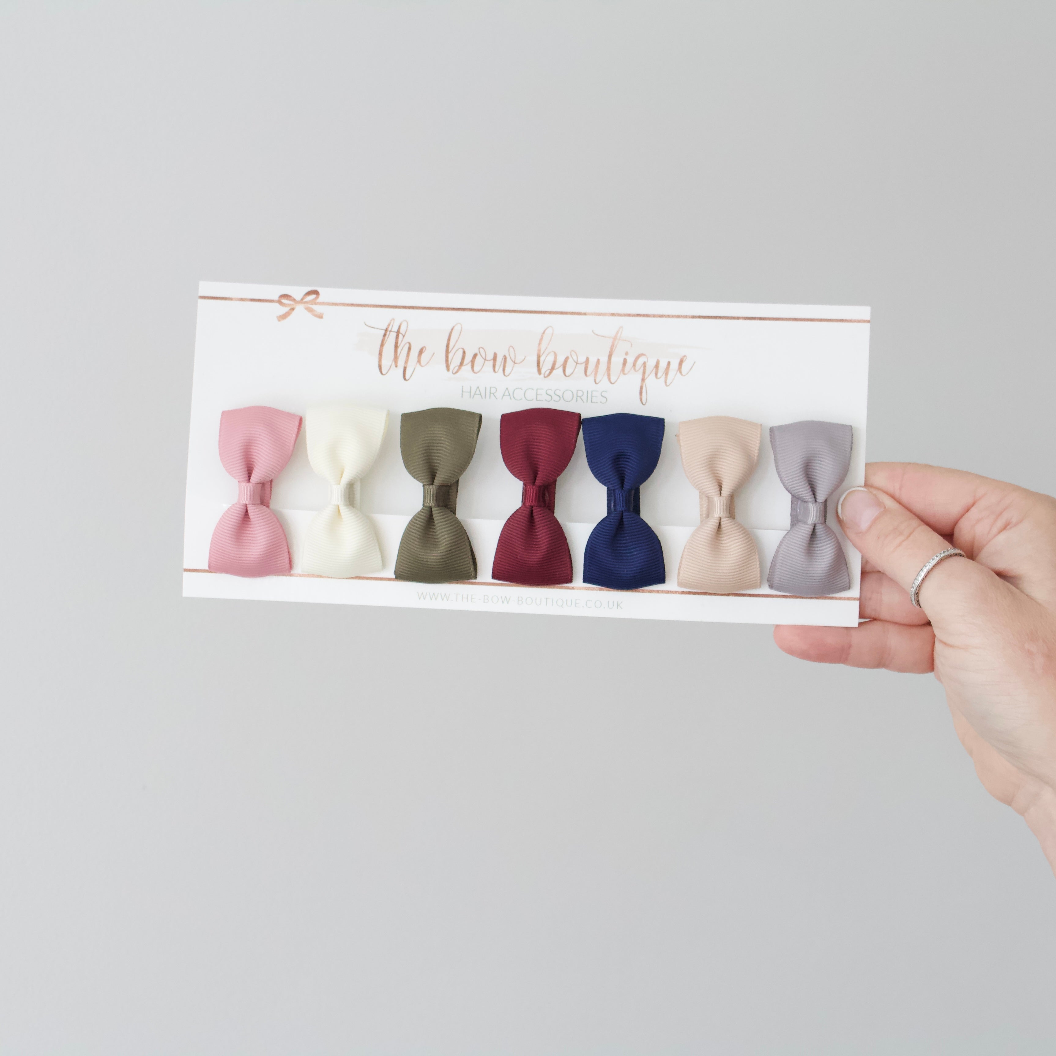 Autumn pinch set | Clips or bobbles | Standard size